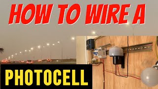 How To Wire A Photocell DIY VERSION [upl. by Tamera]