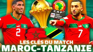 🇲🇦 MAROC  TANZANIE 🇹🇿  Les Lions favoris pour la CAN 2024 [upl. by Onabru]