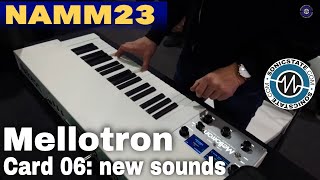 NAMM 2023  Mellotron  M4000D  New Sounds [upl. by Eivla]