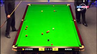 2013SnookerWelshOpenQualifyingRoundStevensvsBurdenENG [upl. by Gorga]