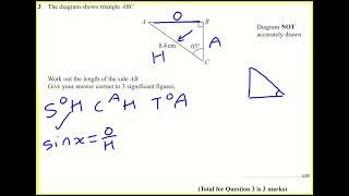 IGCSE Edexcel Jan 2022 1H q3 Maths higher tier past paper [upl. by Ewan398]