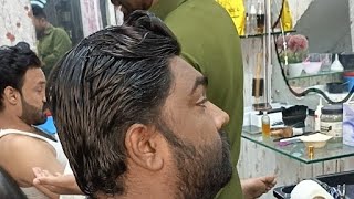 Haircut and beard style hair oil and hair wax MHC boys hair style [upl. by Nohsram]