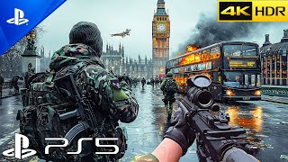 LONDON TERRORIST ATTACK  Realistic Ultra Graphics Gameplay 4k 60fps Call of Duty Modern Warfare III [upl. by Laeira]