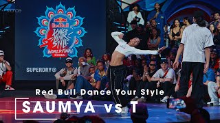 Saumya vs T Top 8  stance x Red Bull Dance Your Style World Final 2024 Mumbai [upl. by Eelrebmik]