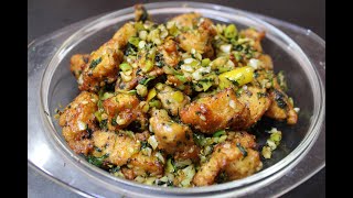 Lemon Coriander Chicken Starter  Coriander Chicken Recipe  Simple And Tasty Chicken Starter [upl. by Ahseuqram671]