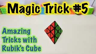 Tricks with Pyraminx  Fun party tricks for Cube and Pyraminx Beginners  Its Magic [upl. by Pippa]