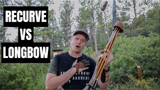 Recurve or longbow pros and cons  How long do bows last  Building 70quot bows for 3D [upl. by Bethel]