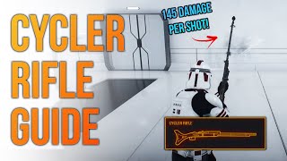 Cycler Rifle Guide Is it the best sniper  Battlefront 2 Guide [upl. by Nahgaem]