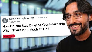 How do you make the most of your internship [upl. by Auqcinahs]