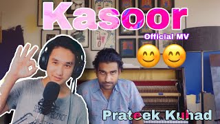 REACTING TO Kasoor by Prateek Kuhad Official MV [upl. by Ameh]