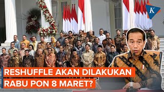 Kata Jokowi Soal Kabar Reshuffle pada Rabu Pon 8 Maret [upl. by Dracir530]