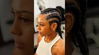 NATTES COLLÉS braids hair hairstyle [upl. by Illa]