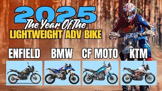 The 2025 Lightweight Adventure Motorcycle Class The New Wave of OffRoad Exploration [upl. by Yslek246]