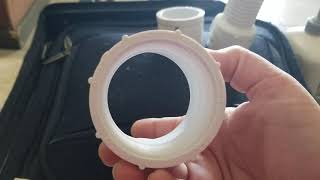 DIY Coleman Pool Hose Adapter for Sand Pump InstallationConversion [upl. by Anatniuq]