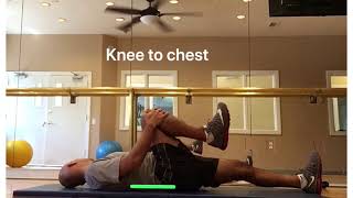 Knee to Chest Mobility Work [upl. by Elissa]