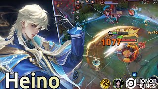 HEINO HONOR OF KINGS  GRANDMASTER GAMEPLAY  HEINO IS SO POWERFUL [upl. by Anihtyc67]