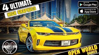 4 ULTIMATE OPEN WORLD 🔥 High Graphics Car Racing Game Like Forza Horizon For Android 2024 [upl. by Ilek]