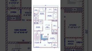 40x60 house plan  40 by 60 house design homedesign housedesign shorts architecture dreamhome [upl. by Eimmaj]