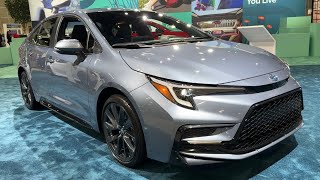 TOYOTA COROLLA Sedan 2024  FIRST LOOK amp visual REVIEW exterior interior Hybrid SE [upl. by Dahle]