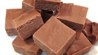 HOW TO MAKE CHOCOLATE FUDGE IN MICROWAVE  VIDEO RECIPE  Gregs Kitchen [upl. by Nnawtna]