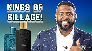 10 Fragrances With MONSTROUS SILLAGE  SCENT TRAIL Kings [upl. by Magna]