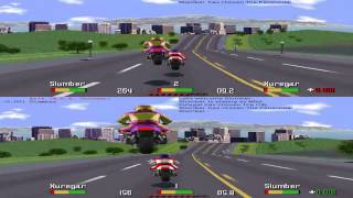 Road Rash Multiplayer Gameplay on Windows 7 [upl. by Charlie788]