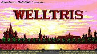 Welltris gameplay PC Game 1989 [upl. by Matuag]