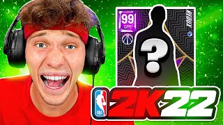 My First NBA 2K22 Pack Opening Was INSANE [upl. by Damali]