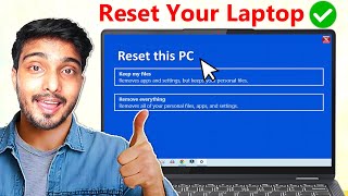 How to Reset Laptop  laptop reset kaise kare  How to format laptop  Reset windows PC [upl. by Lrae]