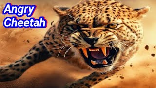 Angry cheetah sound  Scary sound of cheetah 🐆 Strong sound of cheetah [upl. by Urdna169]