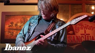 Andy Timmons on the features and design of his AT10P Ibanez signature model [upl. by Nikos892]