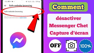 Comment désactiver Messenger Chet capture décran nouvelle mise à jour 2024 [upl. by Berlin804]