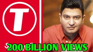 tseries is the only channel to do this  TSeries 200 Billion Views  TSeries Facts shorts [upl. by Rosco]