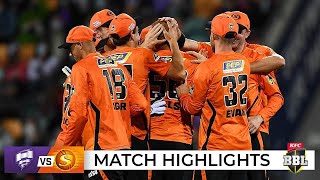 Marsh blazes undefeated Scorchers past Hurricanes  BBL11 [upl. by Pirbhai]