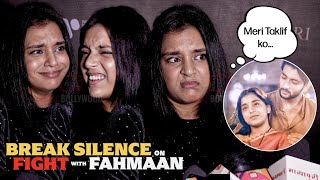 Sumbul Touqeer Making Weird Face Expression and Speak Publicly on Fight with Fahmaan Khan [upl. by Hnahk]