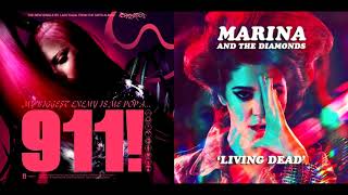 911Living Dead  Lady Gaga amp Marina and The Diamonds Mashup [upl. by Artimid392]