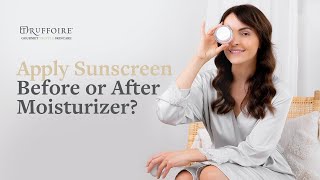 Apply Sunscreen Before or After Moisturizer The Right Way [upl. by Nikolos424]