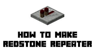 How to Use REDSTONE REPEATERS in Minecraft [upl. by Bertila384]