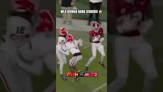 Alabama vs Georgia ending was CINEMA 🍿 [upl. by Herschel]