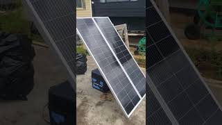 300 watt solar panel with dual temperature RV cooler [upl. by Chace]