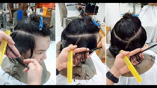 Simple Short Layered Pixie Haircut Tutorial Women amp Short Hair Cutting Techniques [upl. by Aizitel]