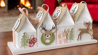 4 Adventsonntage Adventskalender fröhliche Rentiere StampinUp [upl. by Ahcas]