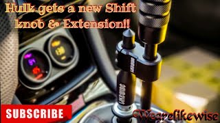 New quotLikeWisequot shifter amp extension combo on my 2018 Stiunboxing amp install [upl. by Ecissej]