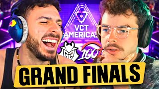 Tarik Reacts to 100 Thieves vs G2 Esports  GRAND FINALS  VCT 2024 Americas Stage 1 Playoffs [upl. by Oslec]