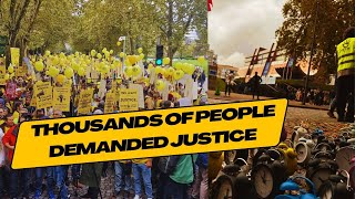 THOUSANDS OF PEOPLE DEMANDED JUSTICE [upl. by Hamil]