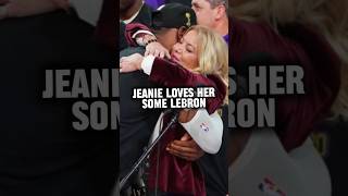 Jeanie Buss calls Lebron James The GOAT lebronjames shorts basketball [upl. by Ryley721]