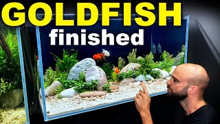 ULTIMATE Planted Goldfish Aquarium FISH ARE IN  MD FISH TANKS [upl. by Smiley64]