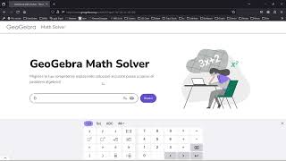 GeoGebra Math Solver  il motore di calcolo passo a passo [upl. by Enirroc352]