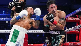 Gervonta Davis detonates an uppercut that KOs Leo Santa Cruz [upl. by Nywled306]