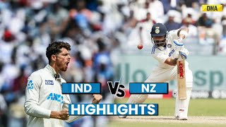 India vs New Zealand Highlights INDs First Home Series Defeat In 12 Years NZ Win By 113 Runs [upl. by Nugent]